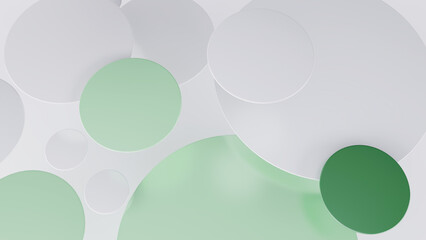 Modern Minimalist Artwork with Grey Background