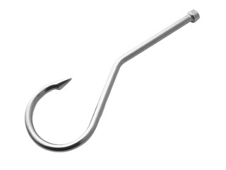 A metal hook with an attached hook for hanging or lifting objects