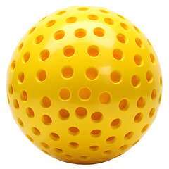 PNG Yellow pickleball ball sphere sports golf. 
