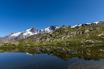 Lac With Scenic View Meije