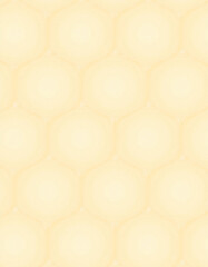 Minimalist honeycomb pattern, light amber cells on a creamy background, solid fills, blank background