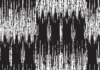 Full Seamless dark zebra stripe pattern. Rough paint drips print background for punk streetwear and nightlife. High contrast texture for fabric, wallpaper, posters, decor.