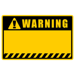 Warning, board and sign vector