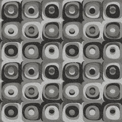 Full seamless geometric grey designed texture pattern. Ideal for printing onto fabric print and paper or decoration. Anthracite gray cube composition background.