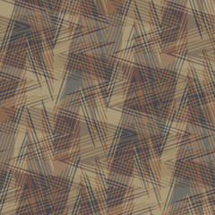 Full Seamless Zigzag Plaid Tartan Texture Pattern. Fabric Print. Geometric Design Suitable for Fashion Textile Home Decoration and Graphics

