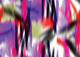 Full Seamless dreamy watercolor shibori tie dye pattern in purple, magenta and hot pink shades. Flowing print background for women dress fabric, boutique fashion textiles and accessories.