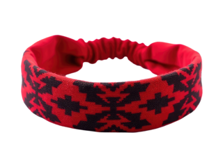 A stylish headband with a unique pattern, suitable for outdoor activities or casual wear