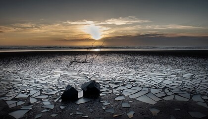 Fragmented Beauty Art Of Cracks And Stones