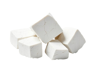 A colorful stack of marshmallows, ideal for food styling or as a prop