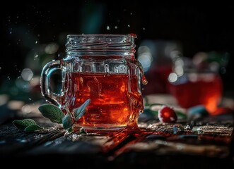 Fresh, ripe raspberries taste delicious against a wooden backdrop, packed with vitamins and vegan-friendly nutrition