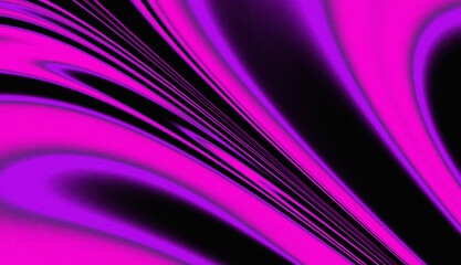 Abstract pink purple pattern on black 
background, texture, ornament. 
Fashionable beautiful wallpaper, graphic color
design for notebook cover, copybook, paper, 
packaging. Curved wavy glow lines.