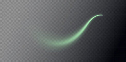 Green swirl elements