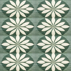 Seamless decorative tile pattern in vintage style