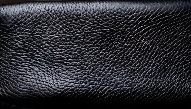 Black Leather Texture Background