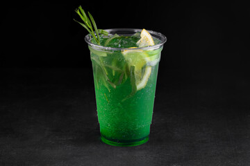 Green Tarragon Street Drink Cup