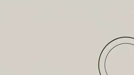 Minimalist abstract background with subtle concentric black lines on a clean, light beige canvas, creating a modern aesthetic for contemporary graphic projects and digital displays