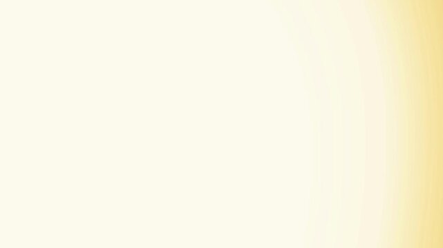 Soft transition of yellow and white gradient, perfect for smooth video backgrounds.
