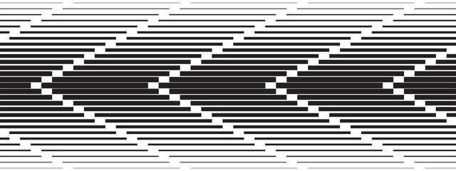 Broken horizontal black stripes pattern. Parallel lines background. Wallpaper with dynamic arrows effect. Abstract geometric print with contrast striped texture. Vector graphic illustration