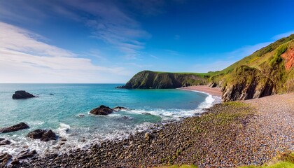 Obraz premium Clovelly Beach Devon