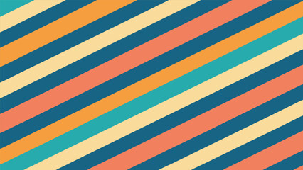 Flat seamless seamless striped background with rounded edges.eps vector illustration