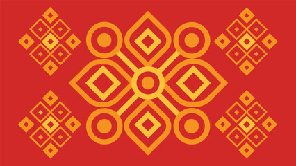 Flat seamless simple abstract symbol pattern vector vector illustration