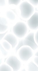Abstract White Bubbles - A Soft and Ethereal Background.