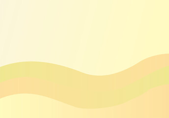 Soft Yellow and Cream Wavy Gradient Background for Design and Creative Projects