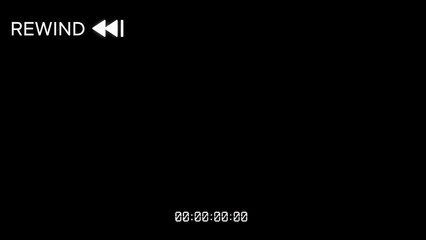 Retro vcr rewind screen overlay dslr background hd. Rewind button on media player