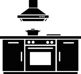 Kitchen Appliance Icon: Modern Minimalist Design