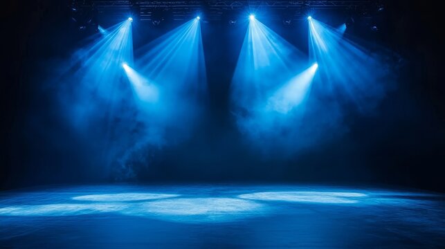Captivating lighting effects enhance the concert atmosphere.