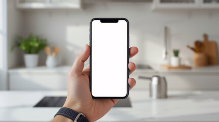 Man and woman holding tablet devices with technology and communication icons