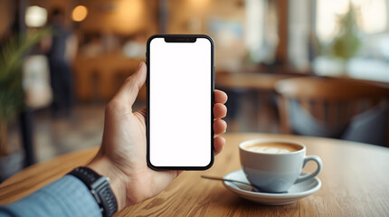 People using smartphones in a cafe with technology and communication devices