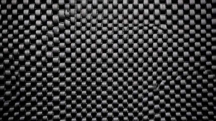 Woven Black and Silver Metallic Texture Pattern Background