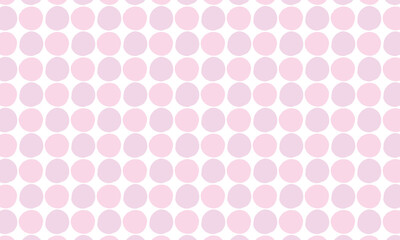 線がラフな大きいピンクのドット柄が並ぶポップな壁紙