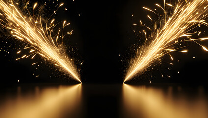 fireworks in the night