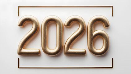 Luxury 2026 Festive Background Design