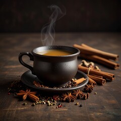 Hot Spiced Chai &ndash; Traditional Indian Beverage
