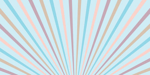 Fototapeta premium simple coloring sunrise line pattern art for banner poster background.