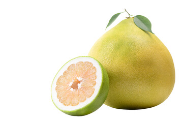 Fresh pomelo fruit isolated