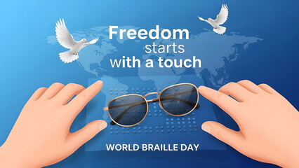World braille day: celebrating freedom through touch and literacy for the visually impaired