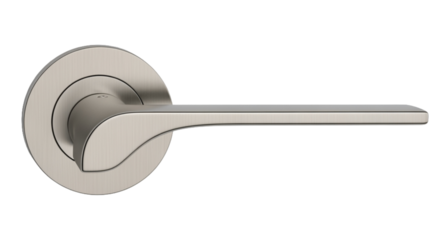 Chic door handle on transparent background.