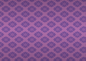 花菱を使ったちりめん生地風のイラスト