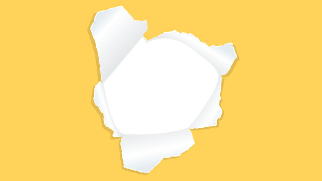 穴の空いた紙、背景フレーム、壁紙、画用紙、16:9サイズ