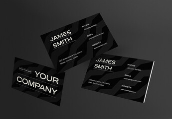 Black Utilitarian Business Card