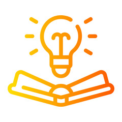 knowledge gradient icon