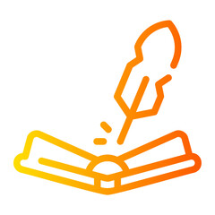 history gradient icon