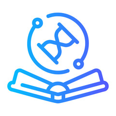 lifelong learning gradient icon