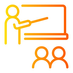 lecture gradient icon