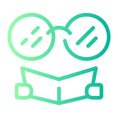 reading gradient icon