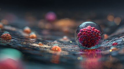 Quantum dot material shifting states between liquid and solid